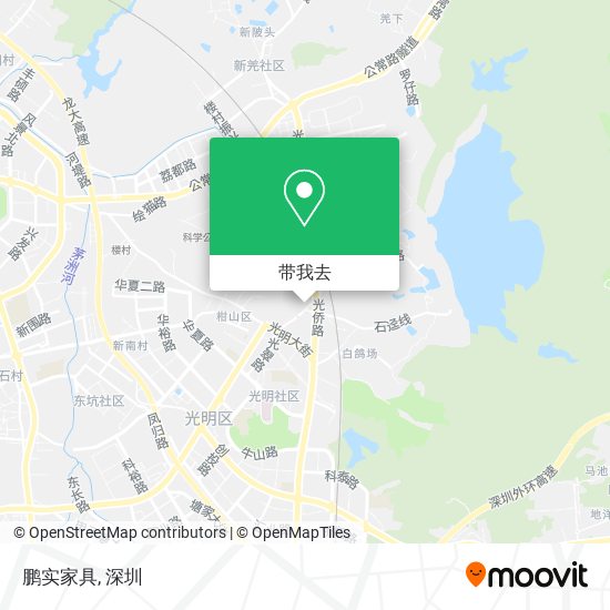 鹏实家具地图