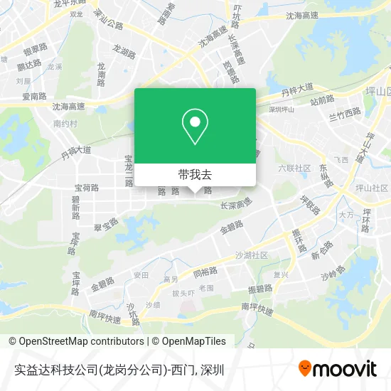 实益达科技公司(龙岗分公司)-西门地图