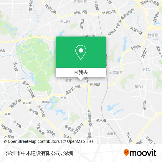 深圳市中木建设有限公司地图