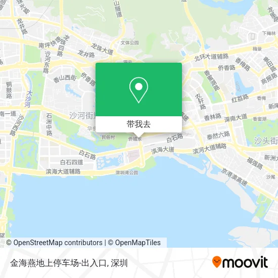 金海燕地上停车场-出入口地图