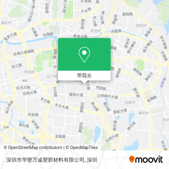 深圳市华塑万诚塑胶材料有限公司地图