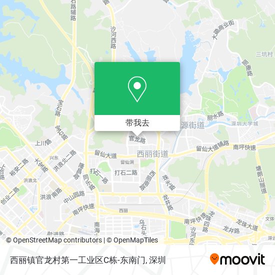 西丽镇官龙村第一工业区C栋-东南门地图