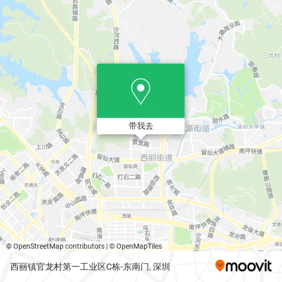 西丽镇官龙村第一工业区C栋-东南门地图