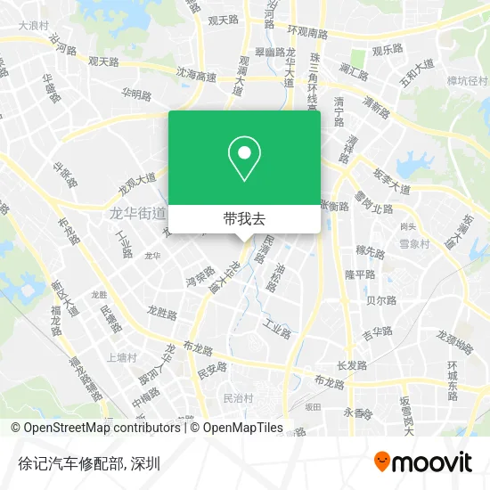 徐记汽车修配部地图