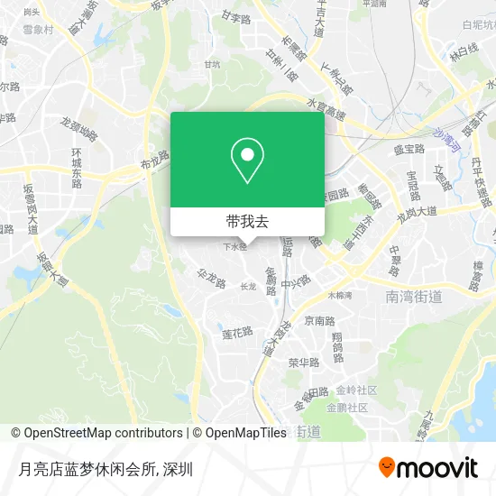 月亮店蓝梦休闲会所地图