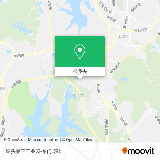 塘头第三工业园-东门地图