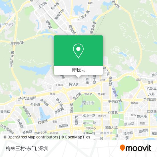 梅林三村-东门地图