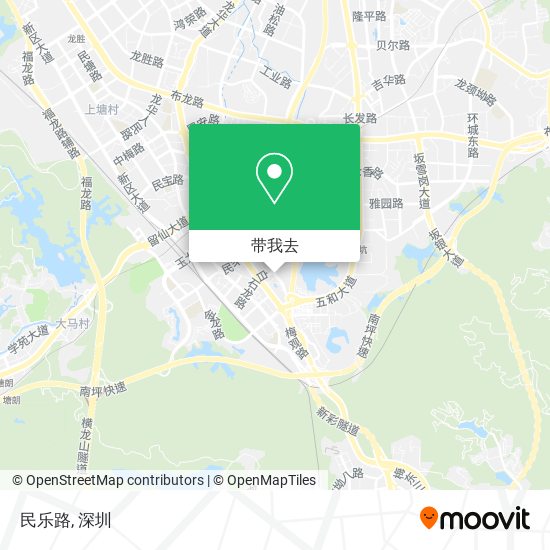 民乐路地图