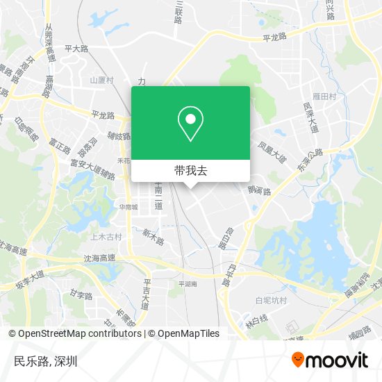 民乐路地图