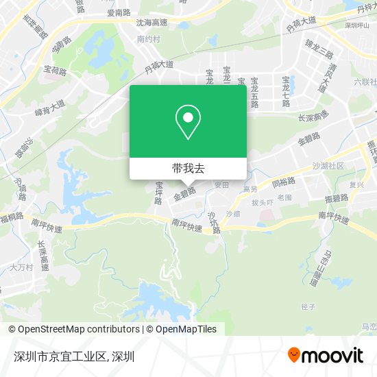 深圳市京宜工业区地图