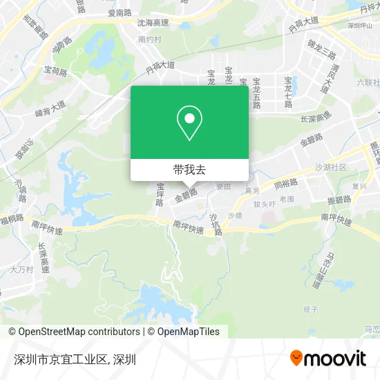 深圳市京宜工业区地图