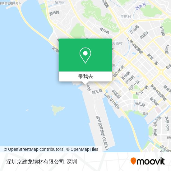 深圳京建龙钢材有限公司地图