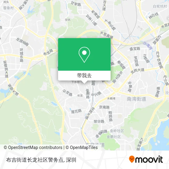 布吉街道长龙社区警务点地图