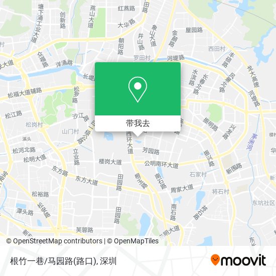 根竹一巷/马园路(路口)地图