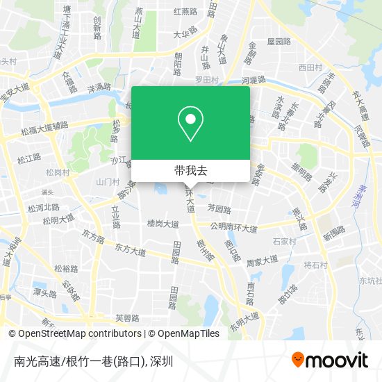 南光高速/根竹一巷(路口)地图