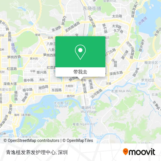 青逸植发养发护理中心地图
