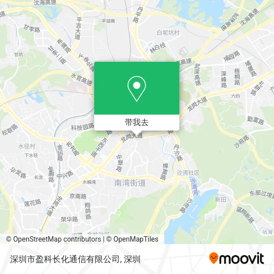 深圳市盈科长化通信有限公司地图