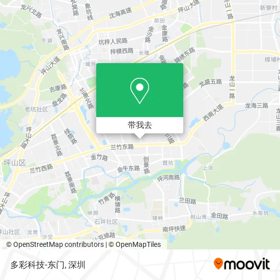 多彩科技-东门地图
