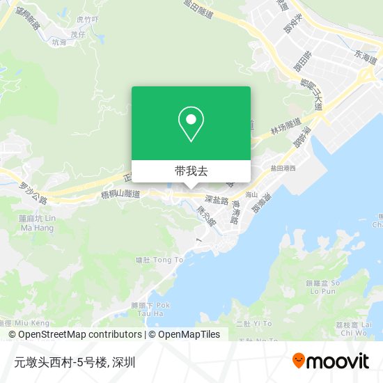 元墩头西村-5号楼地图