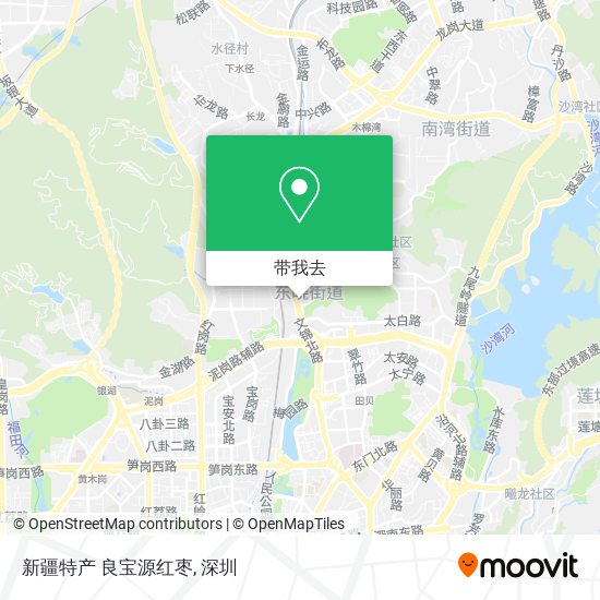 新疆特产 良宝源红枣地图