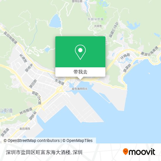 深圳市盐田区旺富东海大酒楼地图