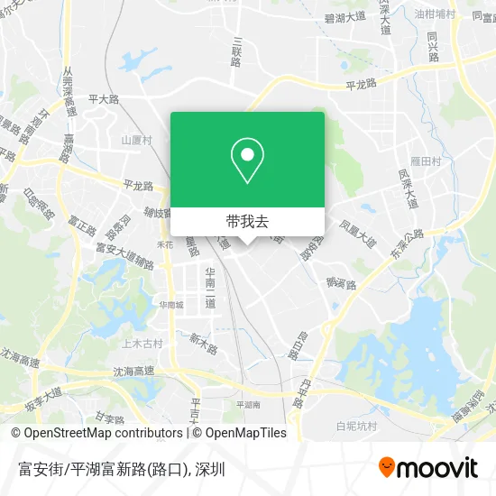 富安街/平湖富新路(路口)地图