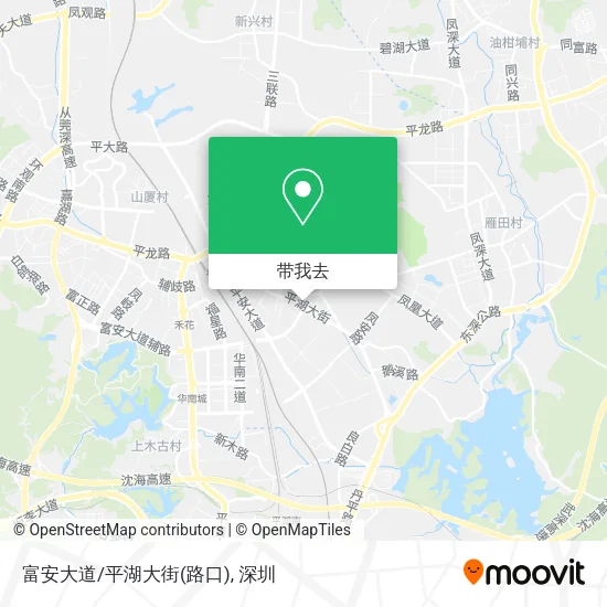 富安大道/平湖大街(路口)地图