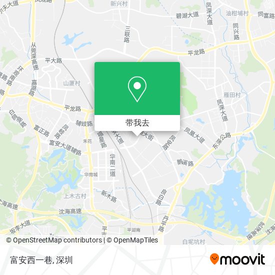 富安西一巷地图