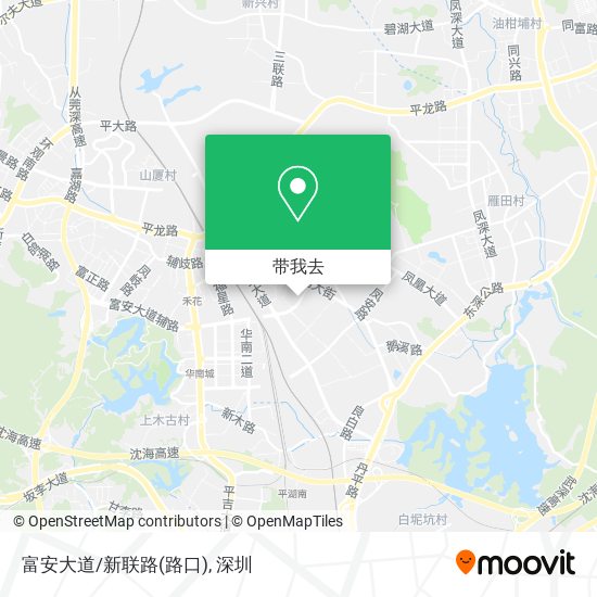 富安大道/新联路(路口)地图