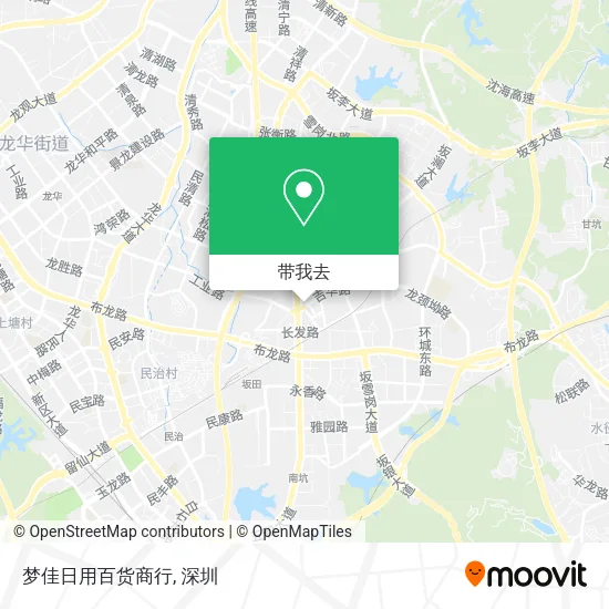 梦佳日用百货商行地图