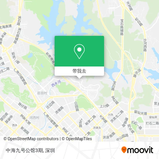 中海九号公馆3期地图