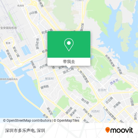深圳市多乐声电地图