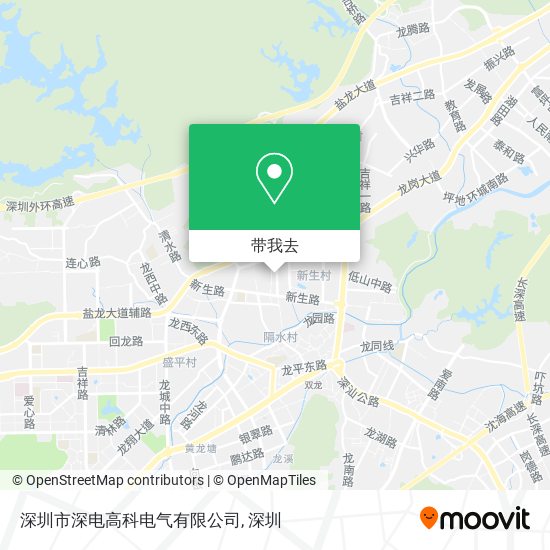 深圳市深电高科电气有限公司地图