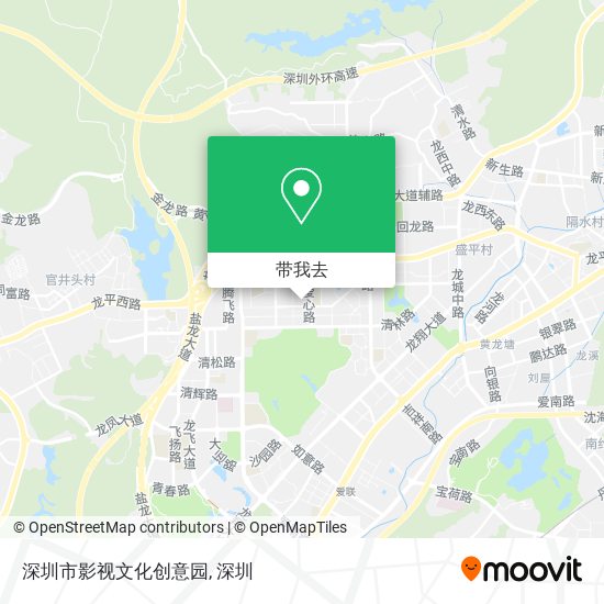 深圳市影视文化创意园地图