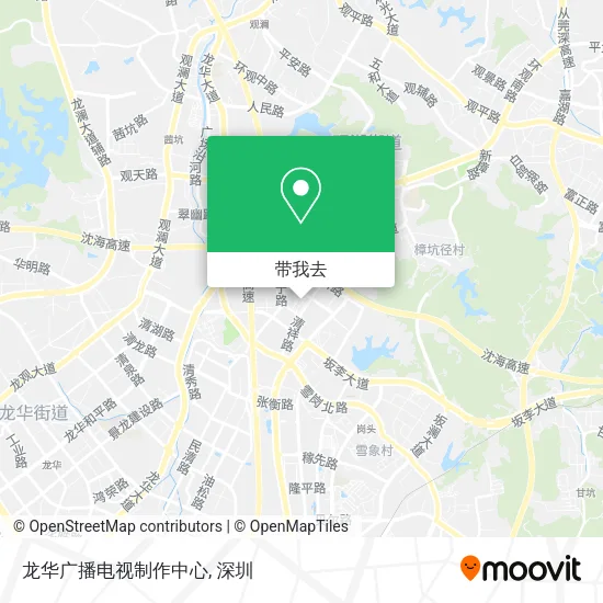 龙华广播电视制作中心地图