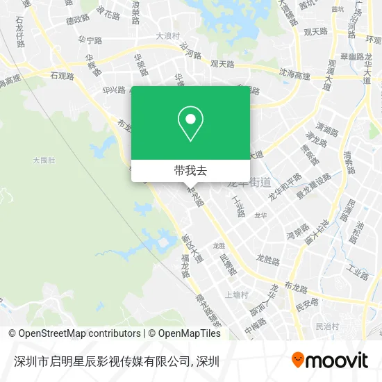 深圳市启明星辰影视传媒有限公司地图