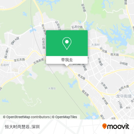 恒大时尚慧谷地图