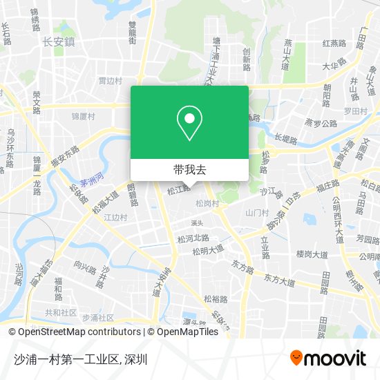 沙浦一村第一工业区地图