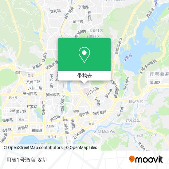 贝丽1号酒店地图