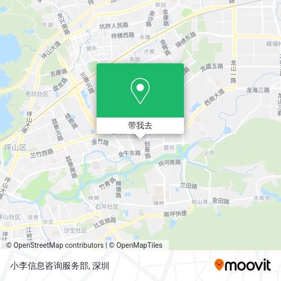 小李信息咨询服务部地图