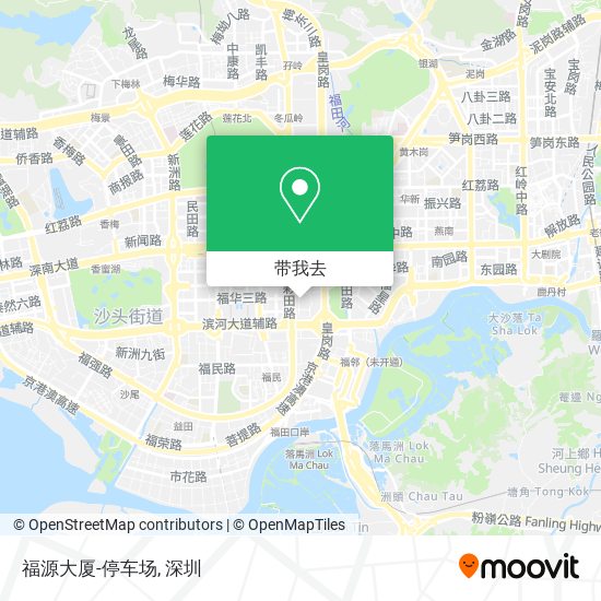 福源大厦-停车场地图