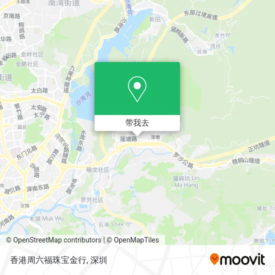 香港周六福珠宝金行地图