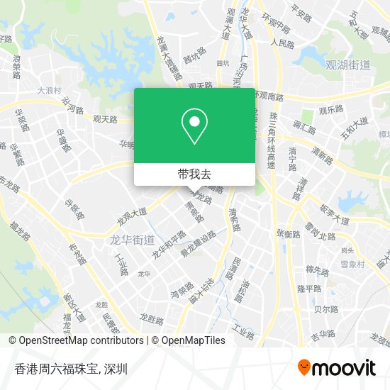 香港周六福珠宝地图