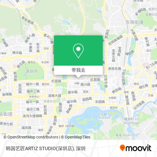 韩国艺匠ARTIZ STUDIO(深圳店)地图