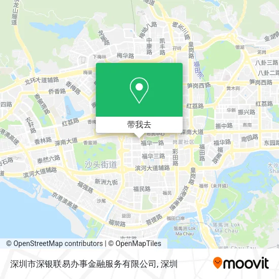 深圳市深银联易办事金融服务有限公司地图
