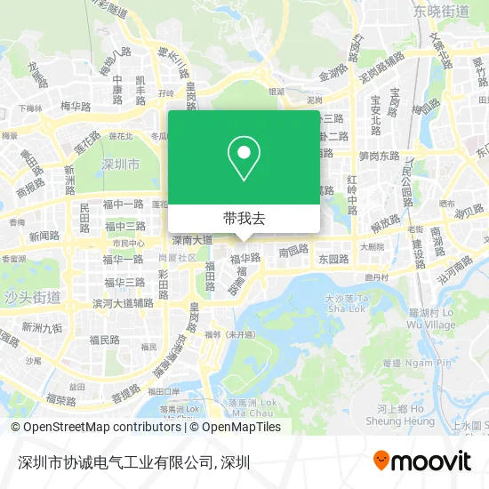 深圳市协诚电气工业有限公司地图