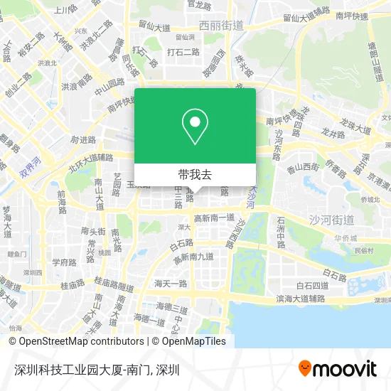 深圳科技工业园大厦-南门地图