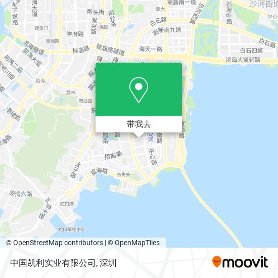 中国凯利实业有限公司地图
