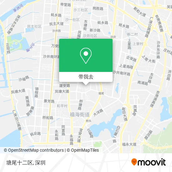 塘尾十二区地图