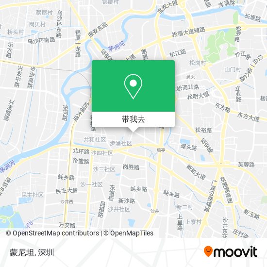 蒙尼坦地图